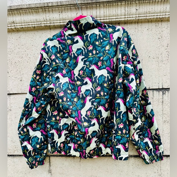 🆕🔖 WeSC✨ Unicorn AOP Track Jacket 🦄 Unisex ✨ Men S | Women’s M | Size 3🦄NWT - Picture 7 of 14